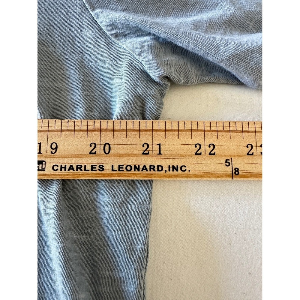 Buck Mason Slub Tall Classic Tee Blue Cotton T-Shirt Mens Size Medium - Picture 8 of 9